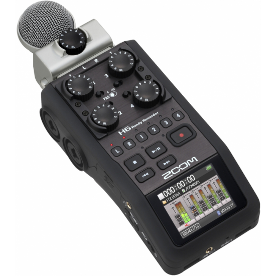 ZOOM H6 HANDHELD 6-TRACK DIGITAL RECORDER