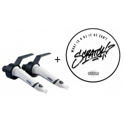ORTOFON CONCORDE SCRATCH MKII TWIN SET + ORTOFON SLIPMAT