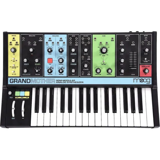MOOG GRANDMOTHER 32-tipkovni pol-modularni analogni sintetizator in sekvencer