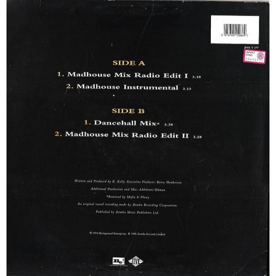 AALIYAH – DOWN WITH THE CLIQUE - JIVE – JIVE T 377