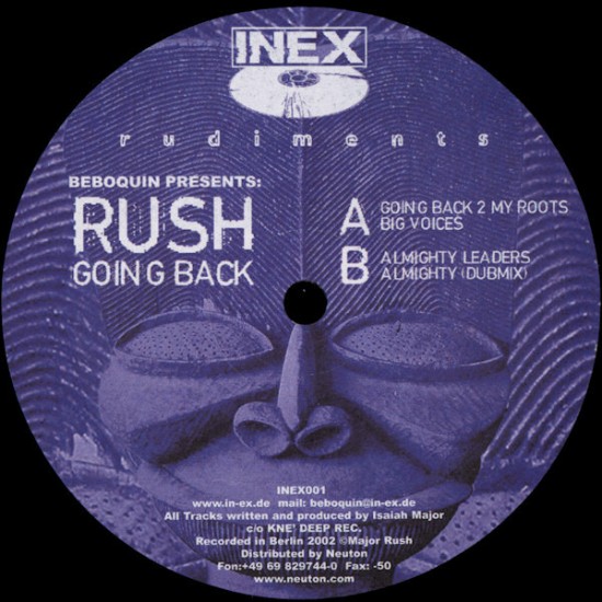 RUSH - GOING BACK - INEX MUSIC WORKS - INEX001