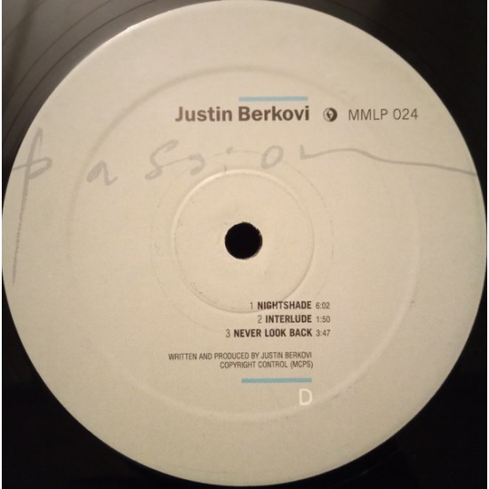 JUSTIN BERKOVI – PASSION - MUSIC MAN RECORDS – MMLP 024