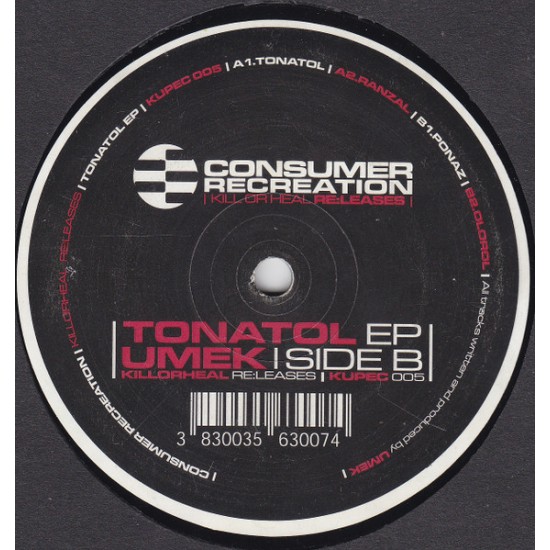 Umek – Tonatol EP - Consumer Recreation – KUPEC 005