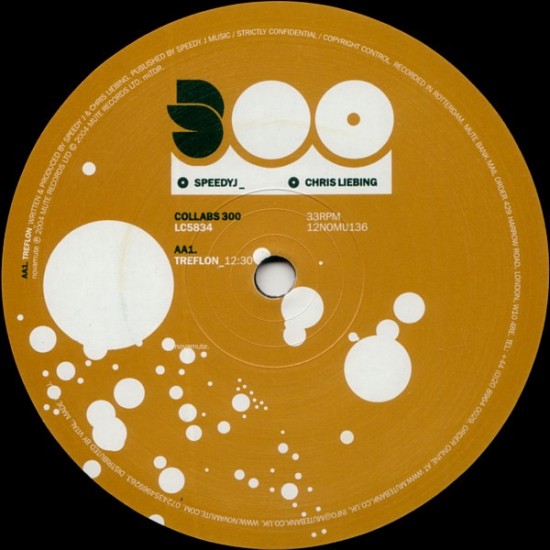 SpeedyJ & Chris Liebing – Collabs 300 (NOMU136)