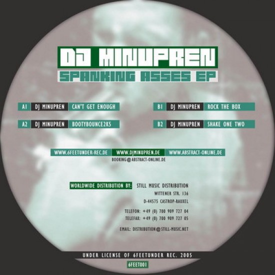 DJ MinuPren – Spanking Asses EP (6feet001)