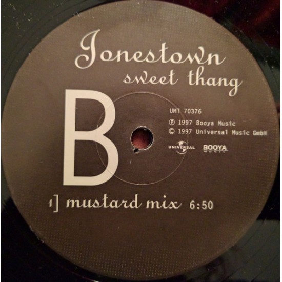 JONESTOWN – SWEET THANG - BOOYA MUSIC