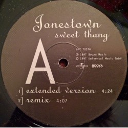 JONESTOWN – SWEET THANG - BOOYA MUSIC