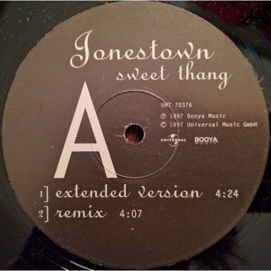 JONESTOWN – SWEET THANG - BOOYA MUSIC