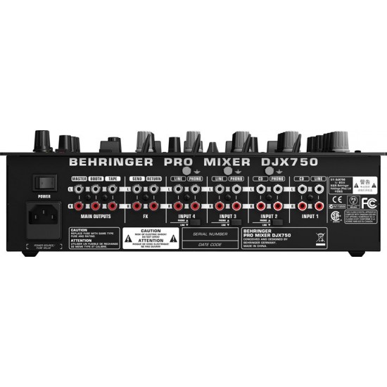 BEHRINGER DJX 750 DJ MIXER