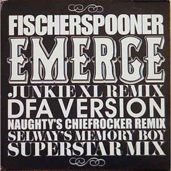 FISCHERSPOONER - EMERGE SELWAY REMIX - CAPITOL