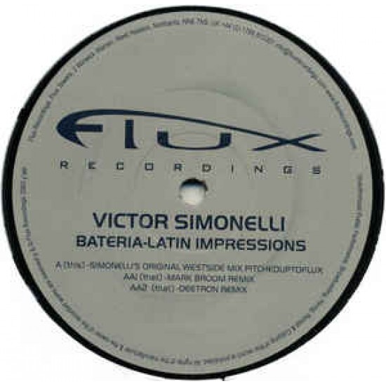 VICTOR SIMONELLI - BATERIA MARK BROOM AND DEETRON MIXES - FLUX REC