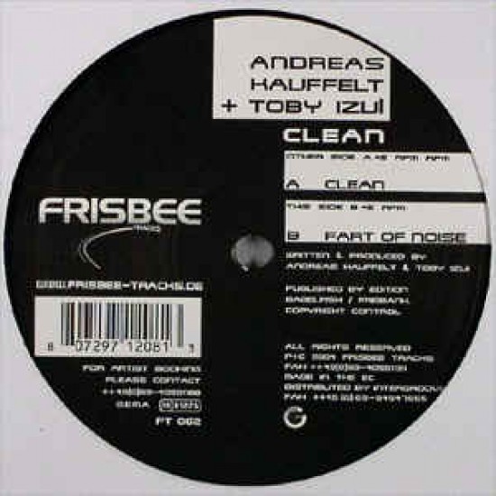 ANDREAS KAUFELT TOBY IZUI - CLEAN - FRISBEE REC