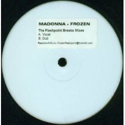 MADONNA - FROZEN THE FLASHPOINT BREAKS MIXES - WHITE LABEL