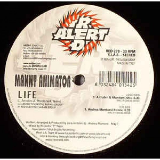 MANNY ANIMATOR - LIFE - RED ALERT
