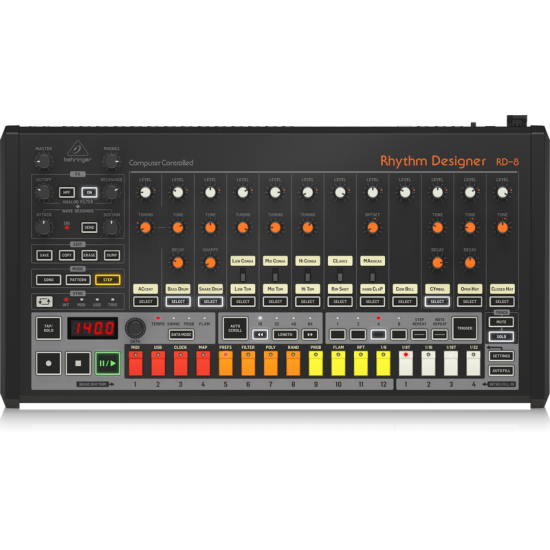 BEHRINGER RD-8 RHYTHM DESIGNER ANALOG DRUM MASCHINE