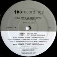 SOUL TAN AND TONE DEPTH - BACK TO YOU - TAO REC