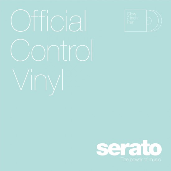 SERATO standardna barva, 2x7" Control Vinyl fosforescentna (sveti v temi)