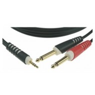 KLOTZ AY5-0300 Y-AUDIO KABEL MINI JACK 3M