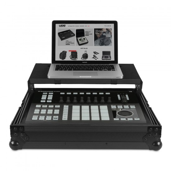 UDG Ultimate Flight Case NI Maschine Studio Black Plus (Laptop Shelf)