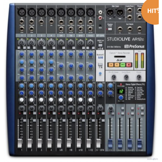 PRESONUS StudioLive AR12c mešalna miza in USB vmesnik