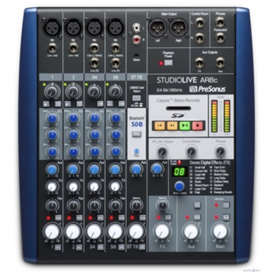 PRESONUS StudioLive AR8c mešalna miza in USB vmesnik