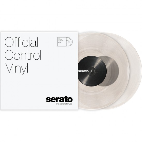 SERATO 2x10" Performance serija, Control Vinyl prozorna