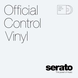 SERATO 2x10" Performance serija, Control Vinyl prozorna