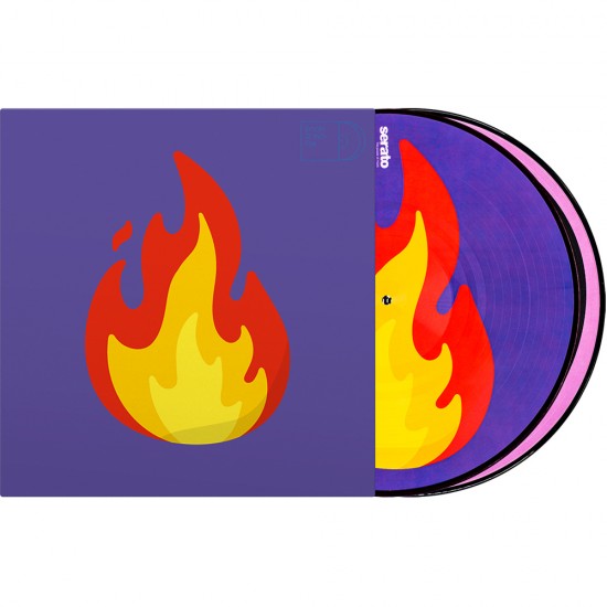 SERATO 2x12" Emoji Picture Vinyl natis "Flame/Record"