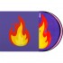SERATO 2x12" Emoji Picture Vinyl natis "Flame/Record"