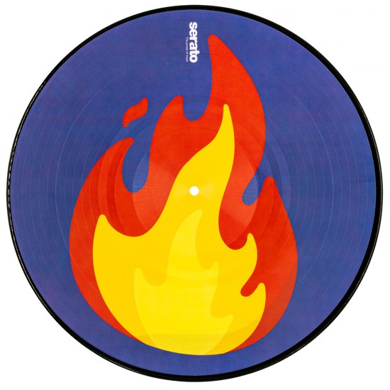SERATO 2x12" Emoji Picture Vinyl natis "Flame/Record"