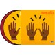 SERATO 2x12" Emoji slikovna plošča "Hands"