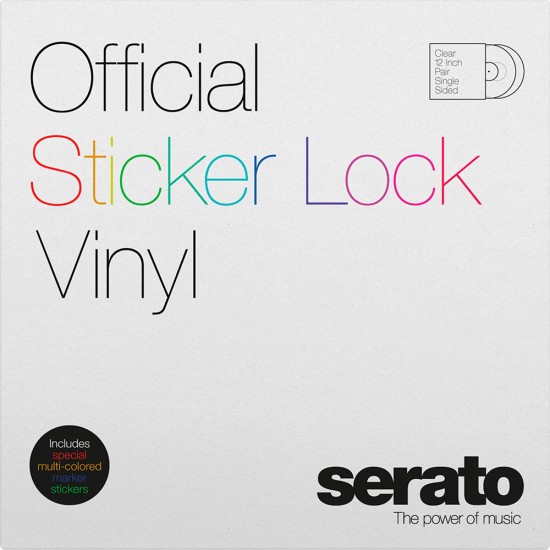 SERATO 2x12" Sticker Lock Control Vinyl natis