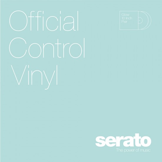 SERATO standardna barva, 2x12" Control Vinyl fosforescentna (sveti v temi)