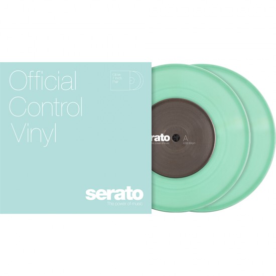 SERATO standardna barva, 2x7" Control Vinyl fosforescentna (sveti v temi)