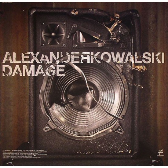 Alexander Kowalski – Damage EP (incl. D_func remix) – DIFB 1093 T (12" Vinyl)