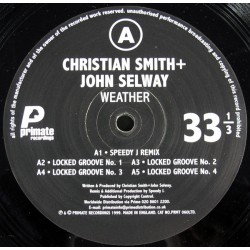 Christian Smith + John Selway – Weather (incl. Speedy J remix) – PRMT 060 LTD (12" Vinyl)