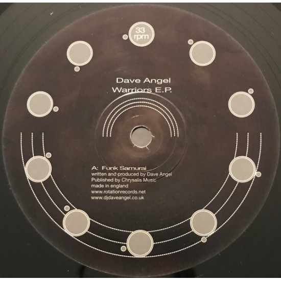 Dave Angel – Warriors E.P. – rot0547 (12" Vinyl)