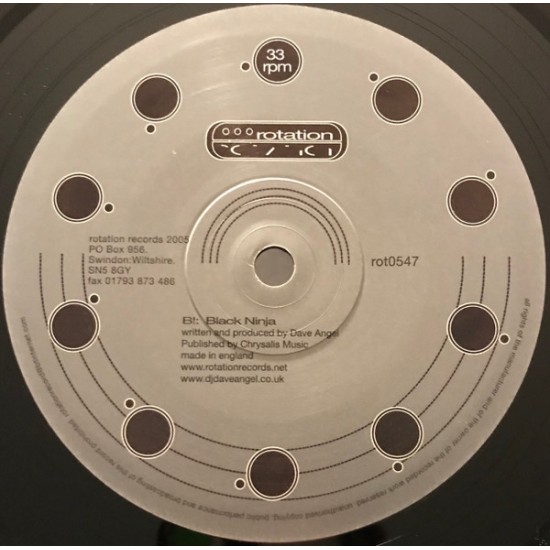 Dave Angel – Warriors E.P. – rot0547 (12" Vinyl)