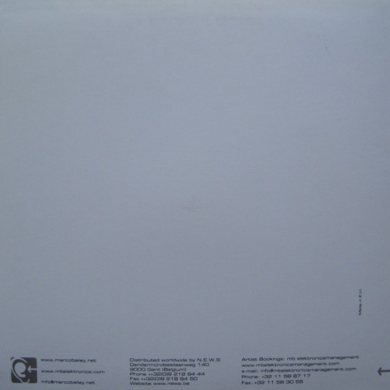 DJ Preach – Against Winter (incl. Marco Bailey & Tom Hades, Filterheadz remix) – MBELEK011 (12" Vinyl)