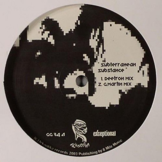 Gary Martin – Subterranean Substance (incl. Deetron remix) – GG034 (12" Vinyl)