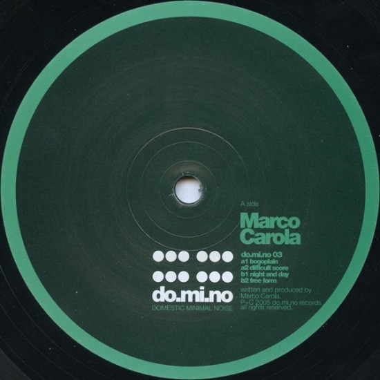 Marco Carola – do.mi.no 03 – do.mi.no 03 (12" Vinyl)