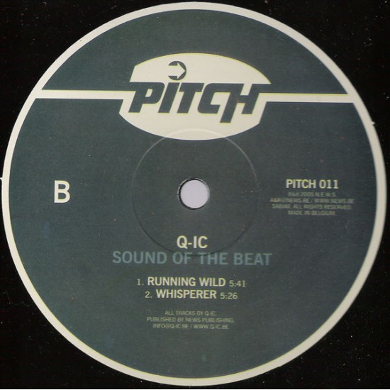 Q-ic – Sound Of The Beat – PITCH 011 (12" Vinyl)