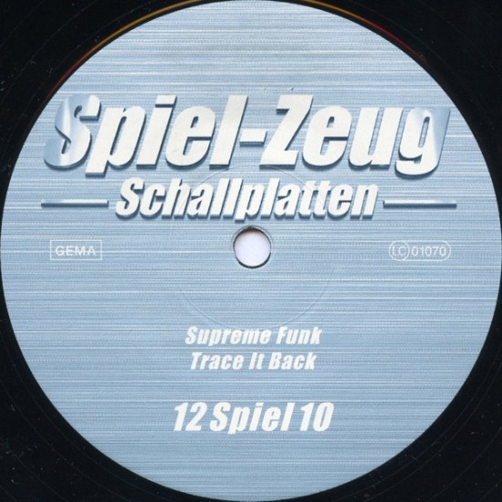 Thomas Schumacher – Supreme Funk / Trace It Back – 12 Spiel 10 (12" Vinyl)