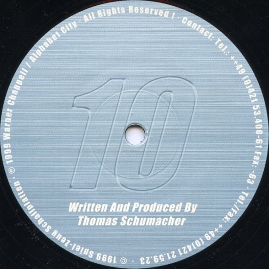 Thomas Schumacher – Supreme Funk / Trace It Back – 12 Spiel 10 (12" Vinyl)