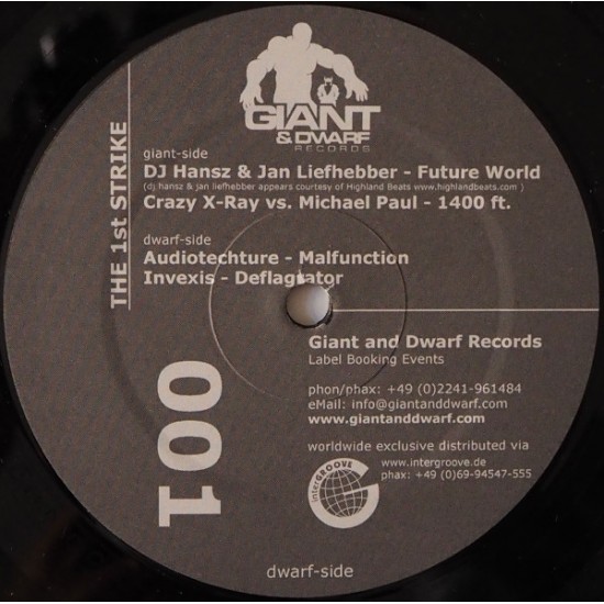 Various – The 1st Strike – GAD 001 (12" Vinyl)