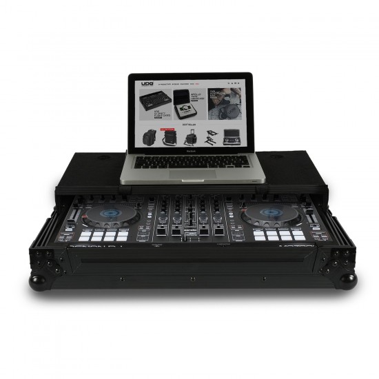 UDG Ultimate Flight Case Denon DJ MC7000 Black Plus (Laptop Shelf)