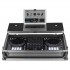 UDG Ultimate Flight Case Pioneer DDJ-1000 Silver Black Plus Laptop Shelf Plus Wheels